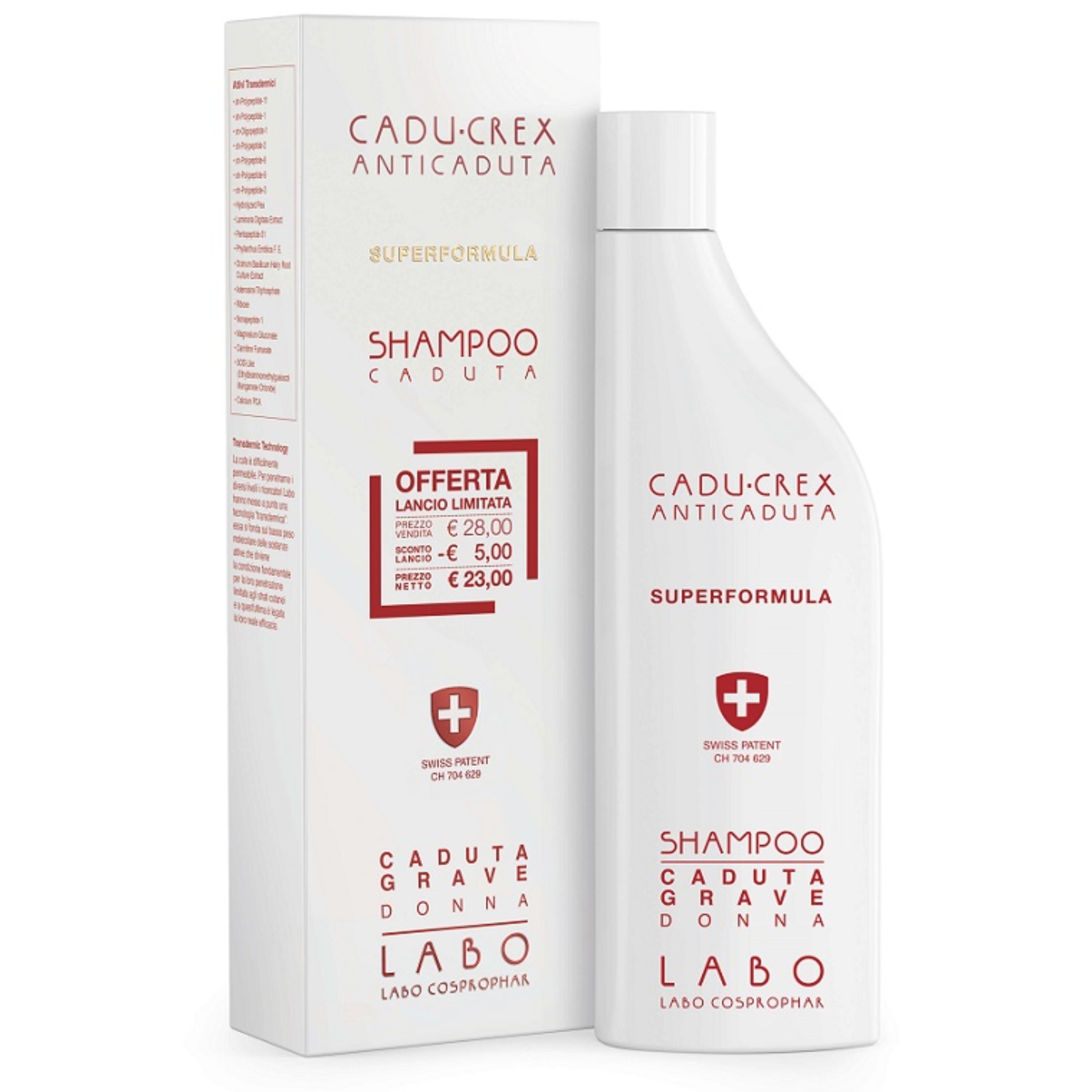 950906875 - SHAMPOO CADU-CREX CADUTA SUPERFORMULA CADUTA GRAVE DONNA 150 ML - 4830838_1.jpg