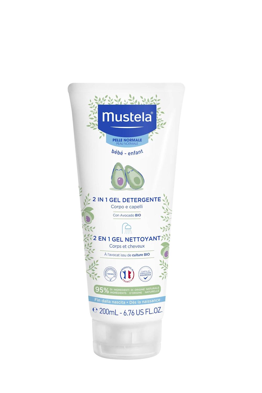 981111937 - Mustela Gel Detergente corpo e capelli 2 in 1 200ml - 4707507_1.jpg