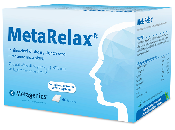 Metarelax Integratore Contro Stress E Stanchezza 40 Bustine