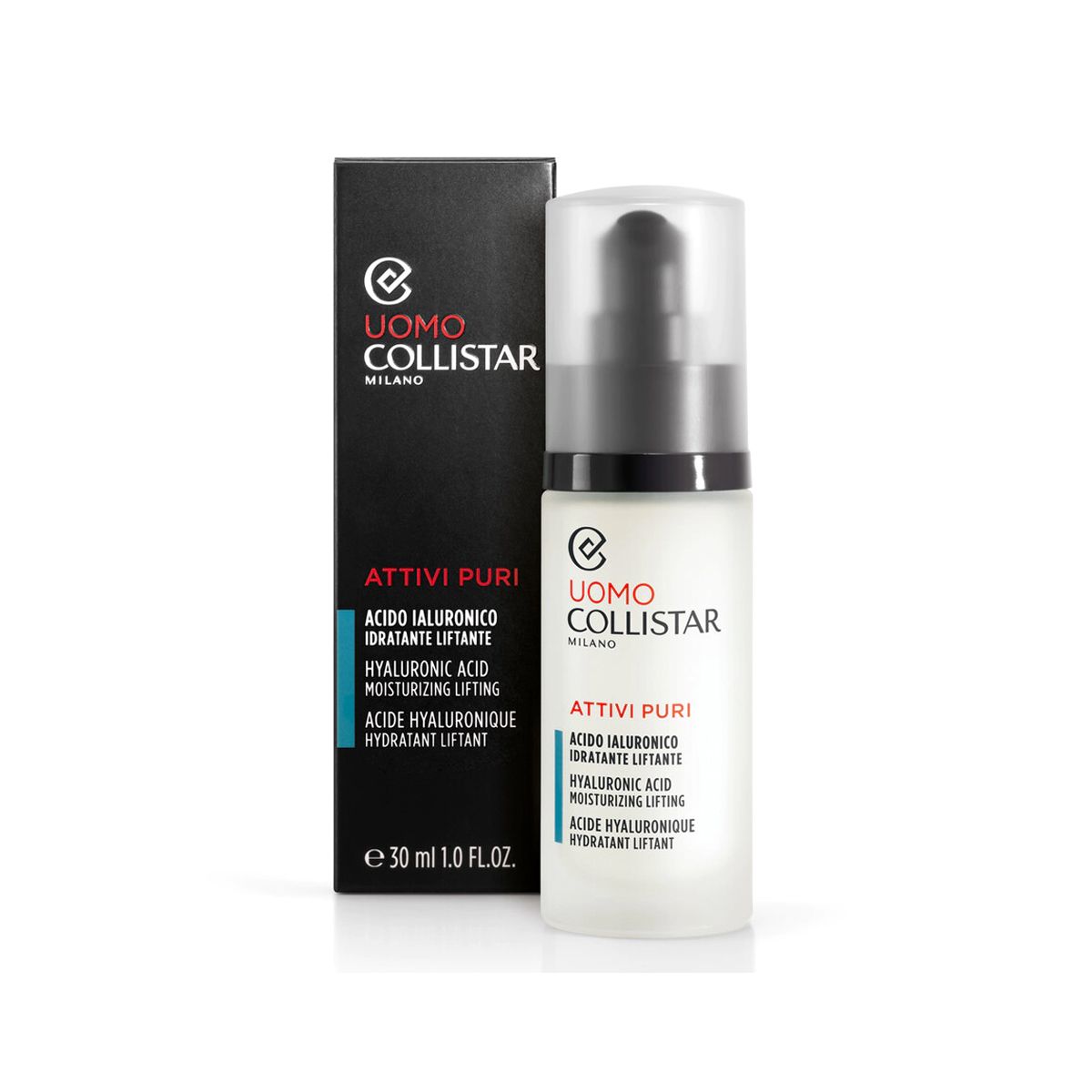 Collistar Attivi Puri Uomo Acido Ialuronico Trattamento Viso 30ml