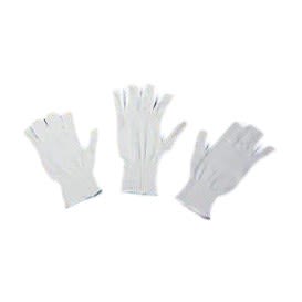 image - 900680428 - Guanto in cotone bianco 9,5, anallergico, ideale da indossare sotto guanti in vinile o lattice per ridurre la sudorazione; confezione da 2 guanti. - 4875154_2.jpg