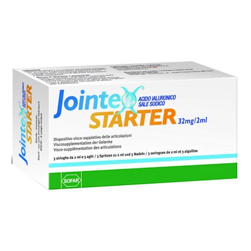 image - 905894527 - SIRINGA INTRA-ARTICOLARE JOINTEX STARTER ACIDO IALURONICO 32MG/2ML 2 ML 3 PEZZI - 7877695_2.jpg