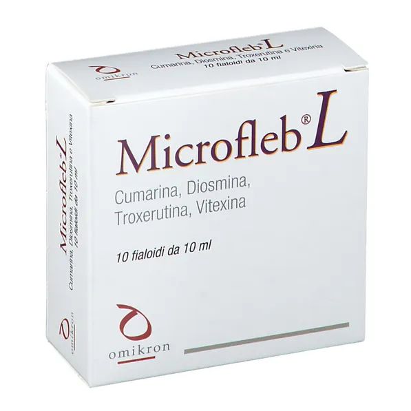 Microfleb L Integratore Sistema Linfatico 10 Fialoidi 10ml