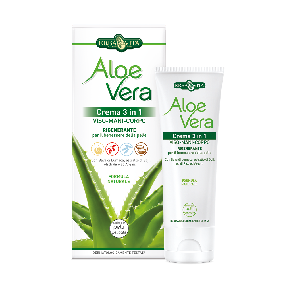 Erbavita Aloe Vera Crema 3 In 1 200ml