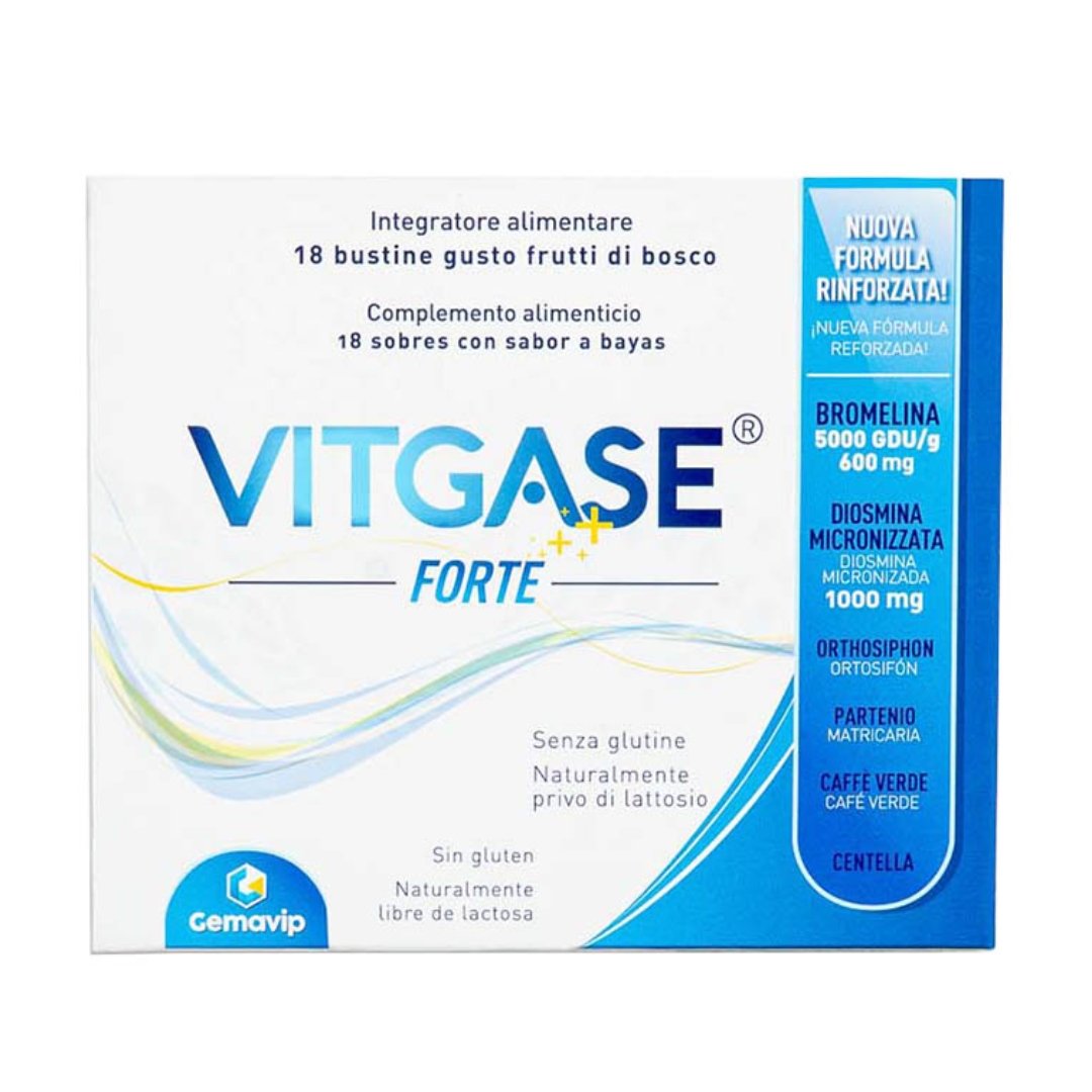 Vitgase Forte Integratore Microcircolo 18 Bustine