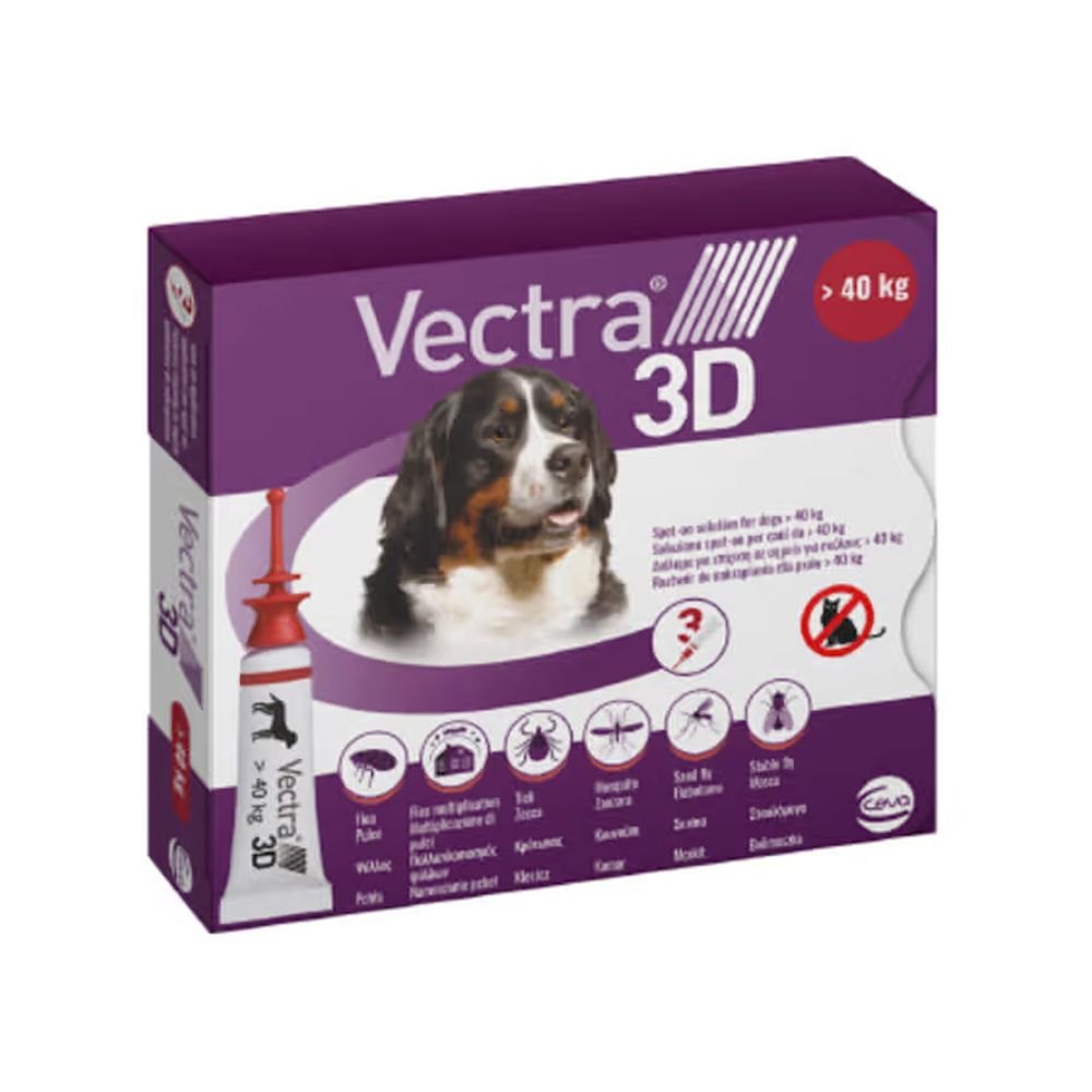 104687227 - VECTRA 3D*spot-on soluz 3 pipette 8 ml 436 mg + 38,7 mg + 3.175 mg cani > 40 Kg, tappo rosso - 7869698_1.jpg