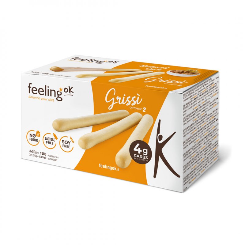 Feeling Ok Grissì Grissino Sesamo Optimize 3x50g