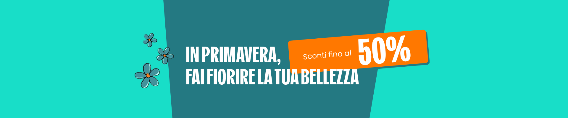 image - Cosmetici - In Primavera fai fiorire la tua bellezza - Sconti fino al 50% - Immagine di copertina