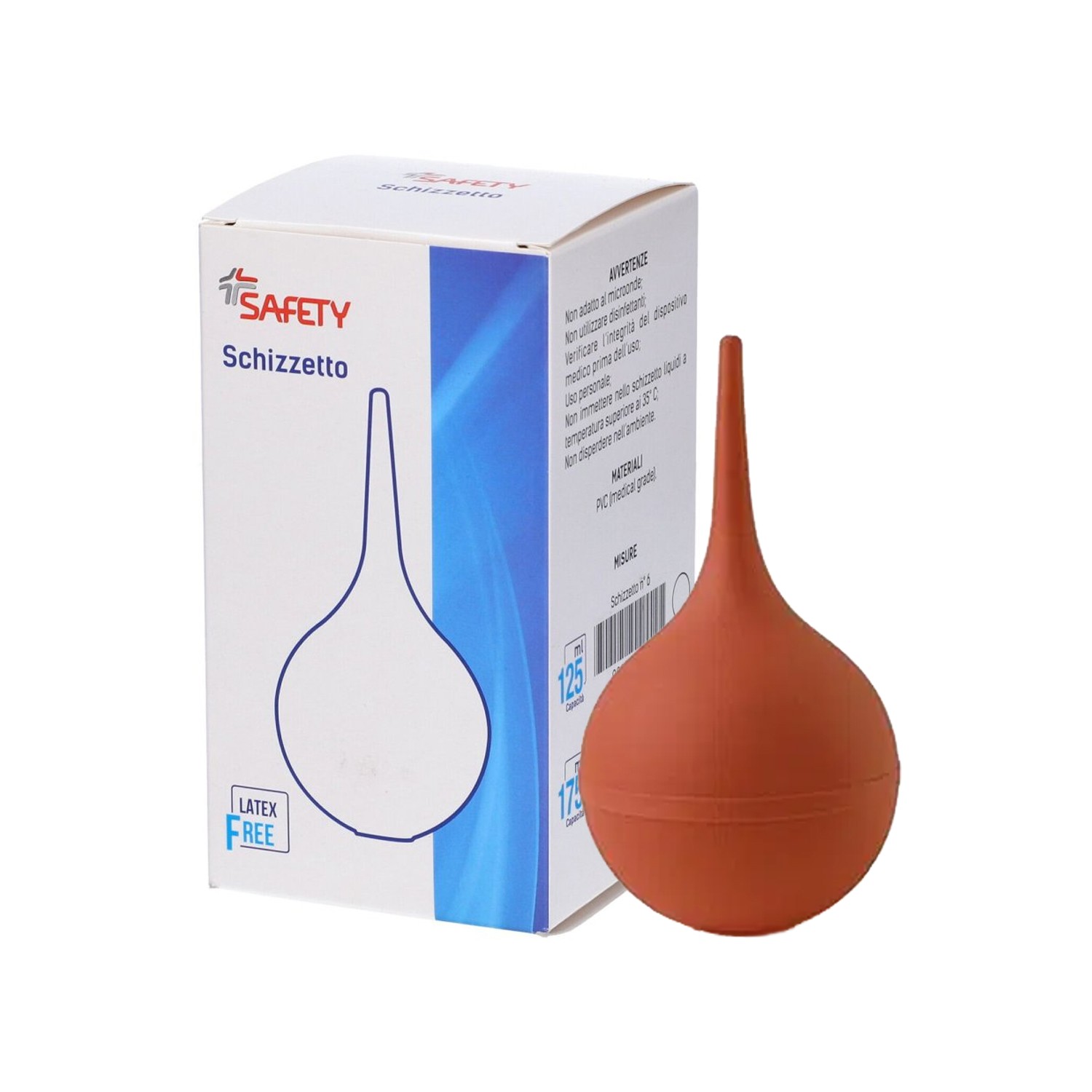 image - 908924487 - Schizzetto in gomma naturale da 175 ml, utilizzato per irrigazioni e lavaggi, sterilizzabile a freddo per garantire igiene e sicurezza. - 4866827_2.jpg