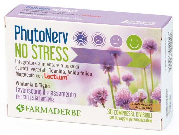 Phytonerv No Stress Integratore Per Rilassamento 30 Compresse