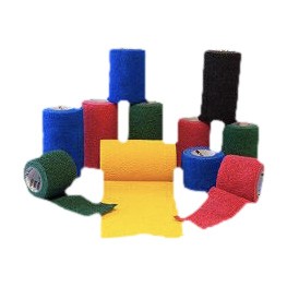 image - 912608825 - Fascia elastica blu da 5 cm per protezione ferite, mantenimento fasciature e supporto tendini negli animali. - 0007060_2.jpg