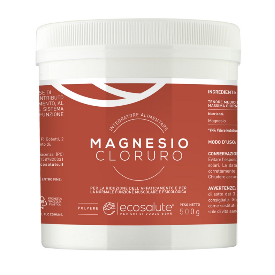 Magnesio Cloruro Polvere Integratore Contro Stress E Stanchezza 500g