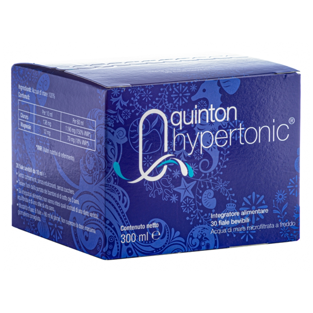 Quinton Hypertonic Integratore Astenia Fisica E Mentale 30 Fiale