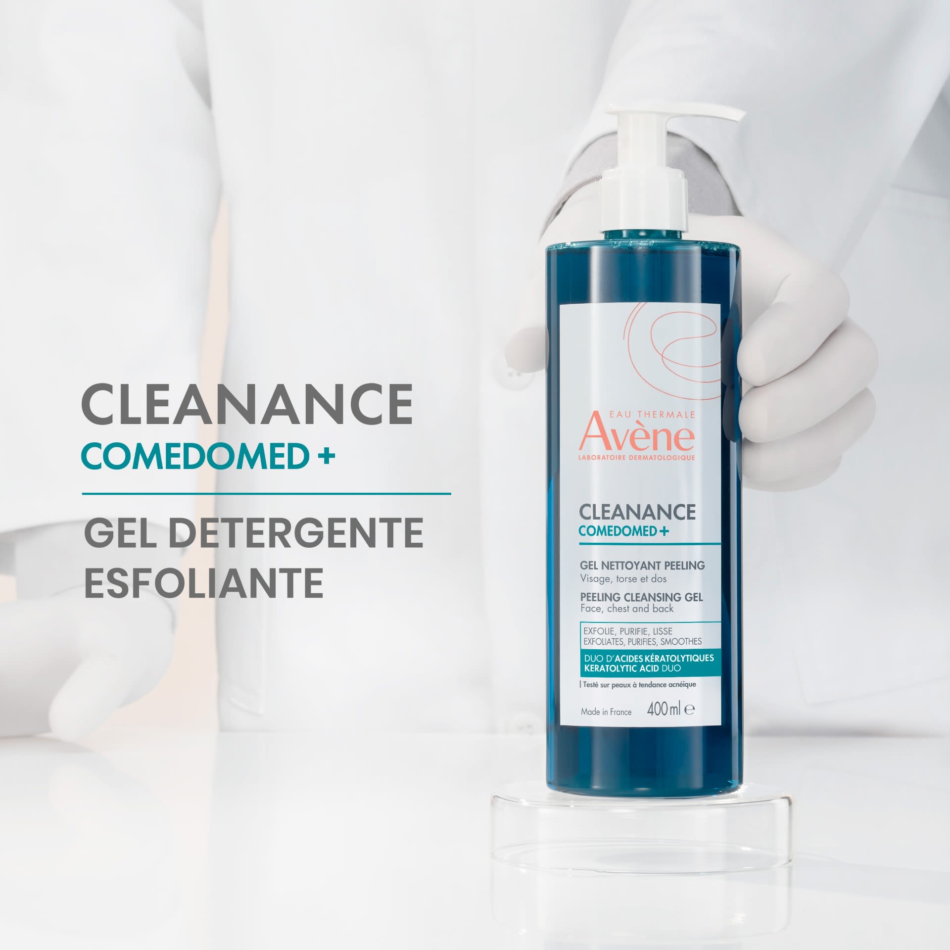 image - 951105853 - AVENE CLEANANCE COMED GEL DETERGENTE PEELING 400 ML - 4854630_2.jpg