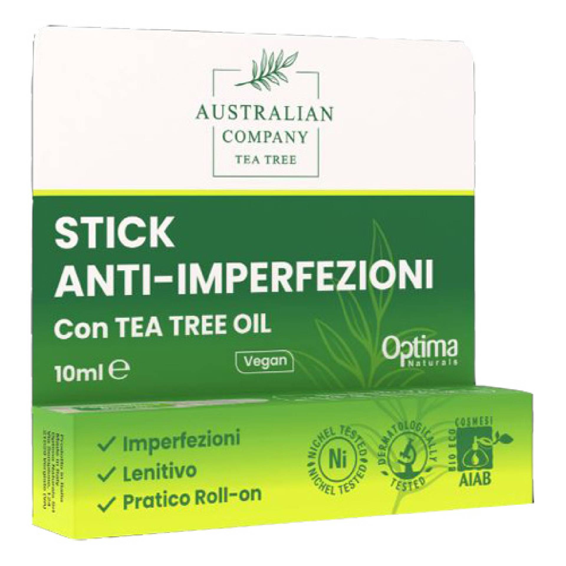 Optima Australian Tea Tree Stick Contro le imperfezioni Roll On 10ml