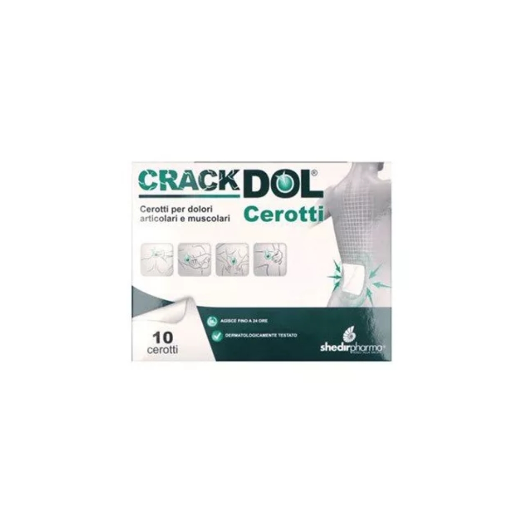 Crackdol Cerotto Dolori Articolari E Muscolari 10 Pezzi