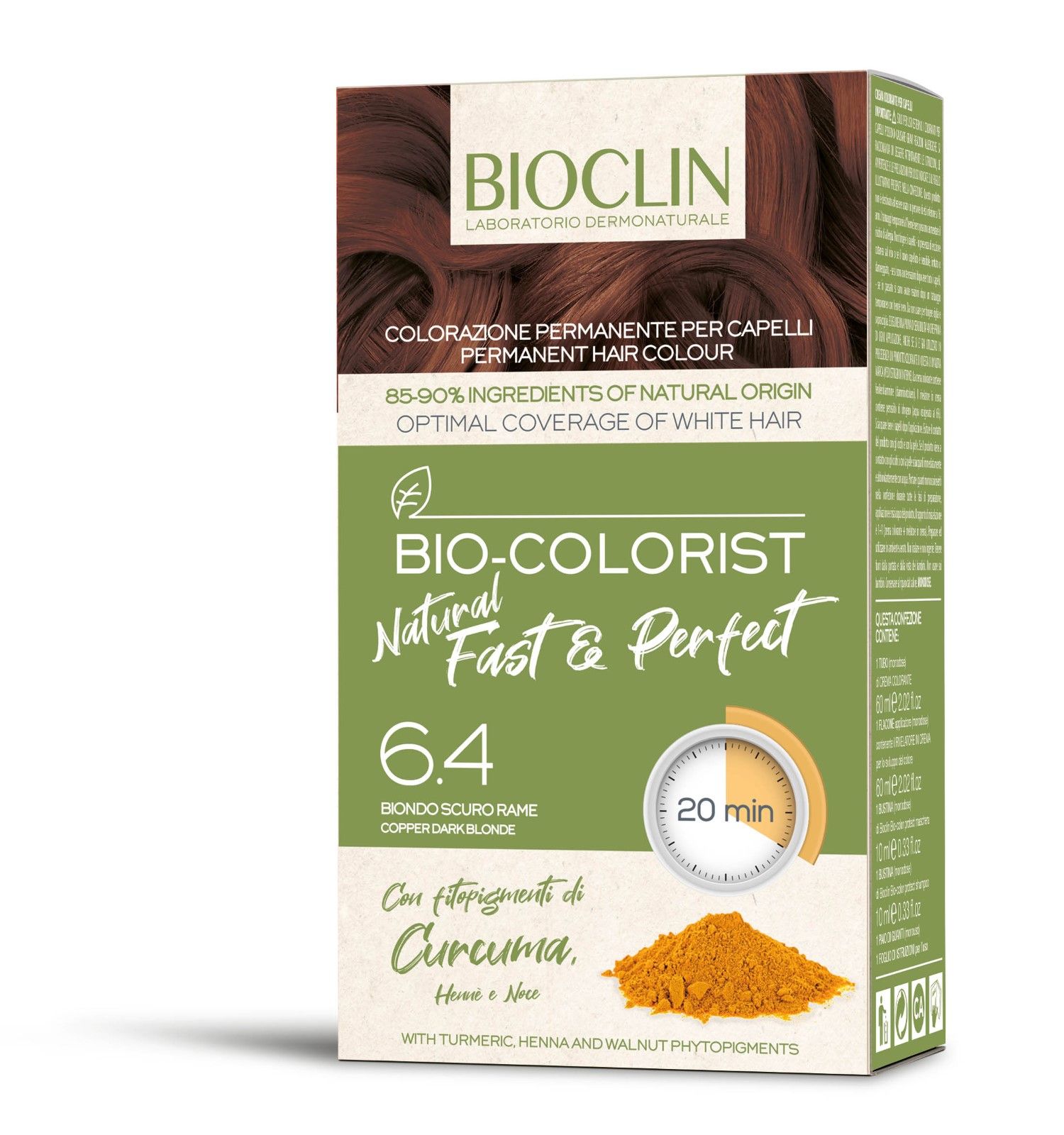 Bioclin Bio Colorist Fast And Perfect Tinta Capelli Colore Biondo Scuro Rame