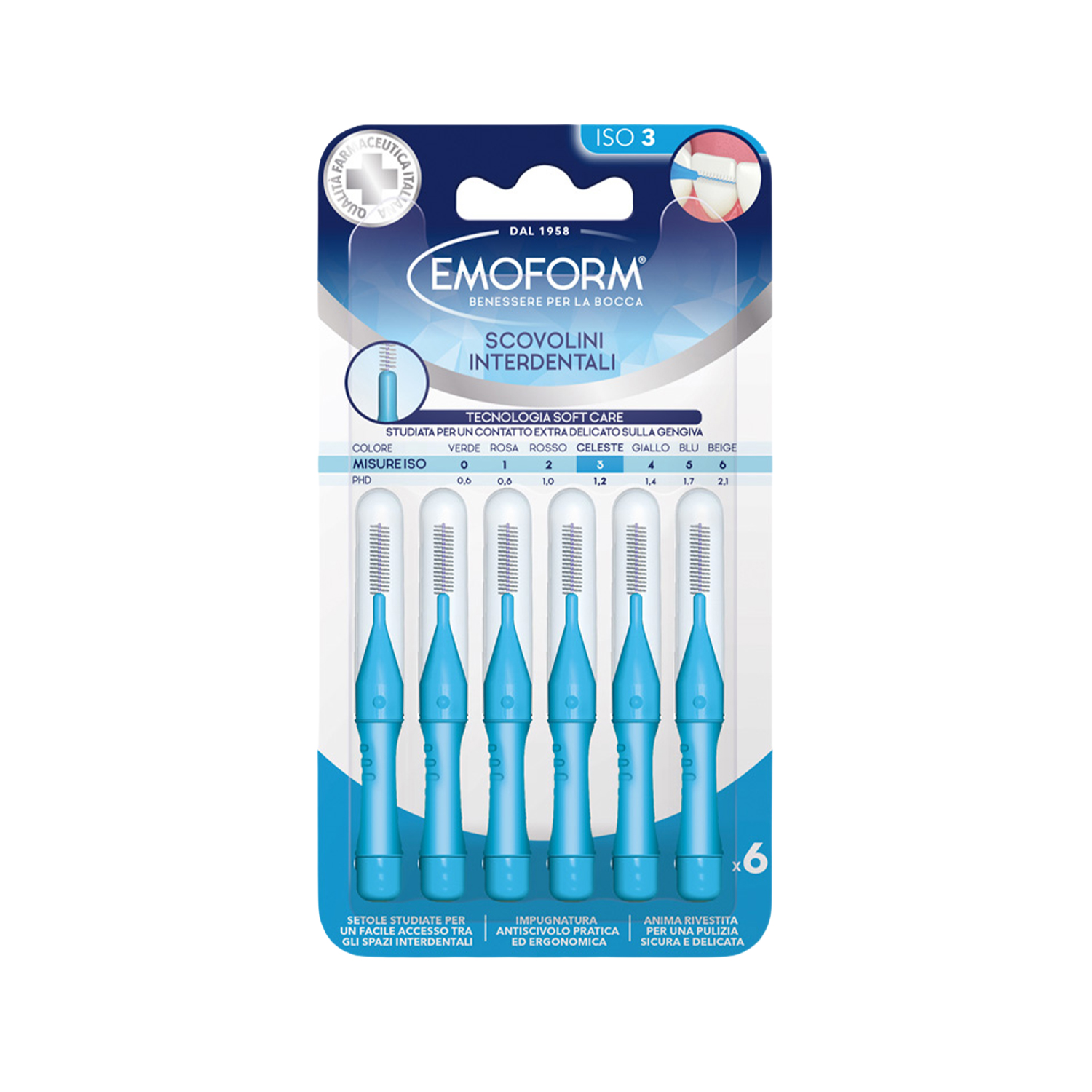 image - 988013811 - Scovolini progettati per rimuovere placca e residui negli spazi interdentali difficili da raggiungere con lo spazzolino. - 4751878_2.jpg