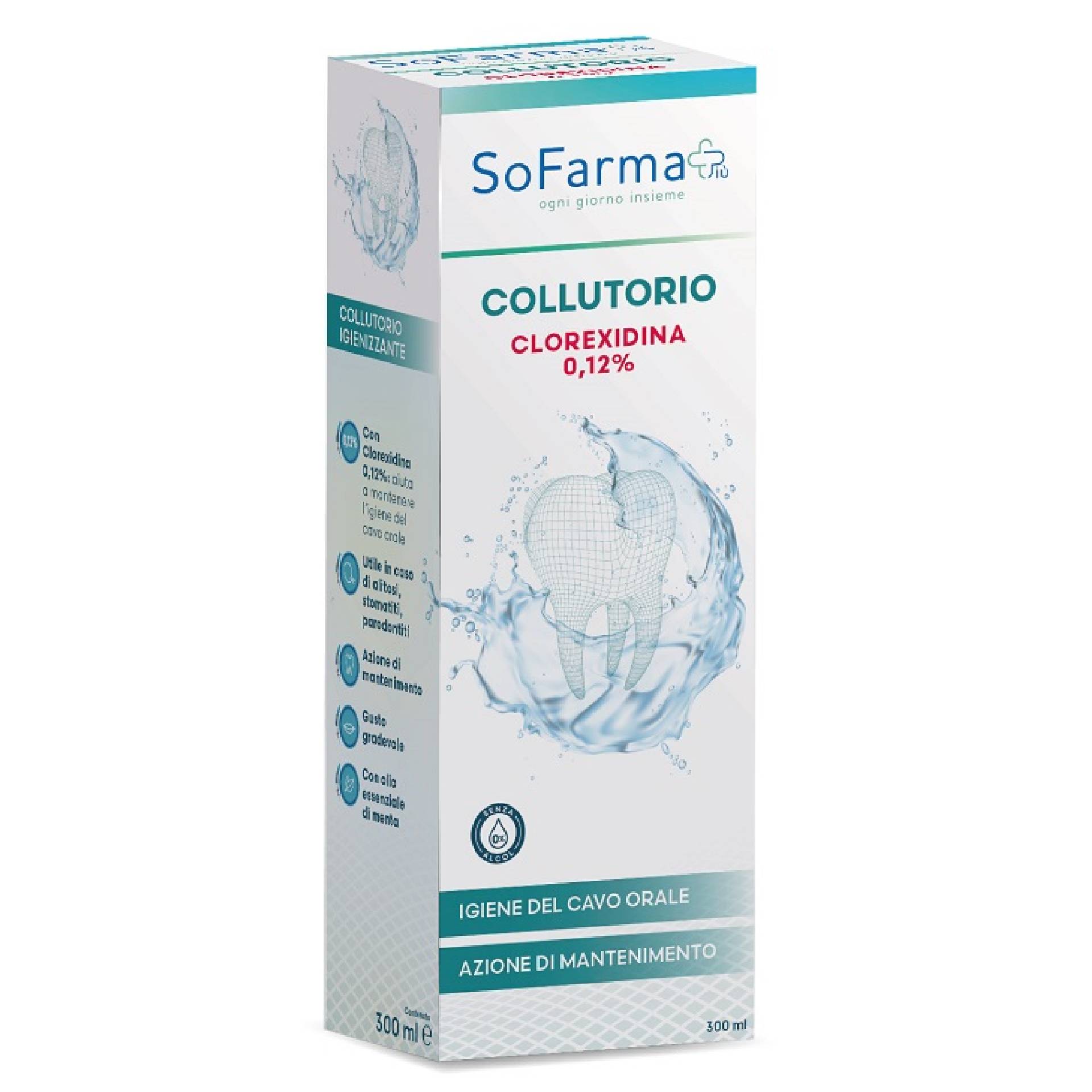 Sofarma Collutorio Clorexina 0.12% 300ml