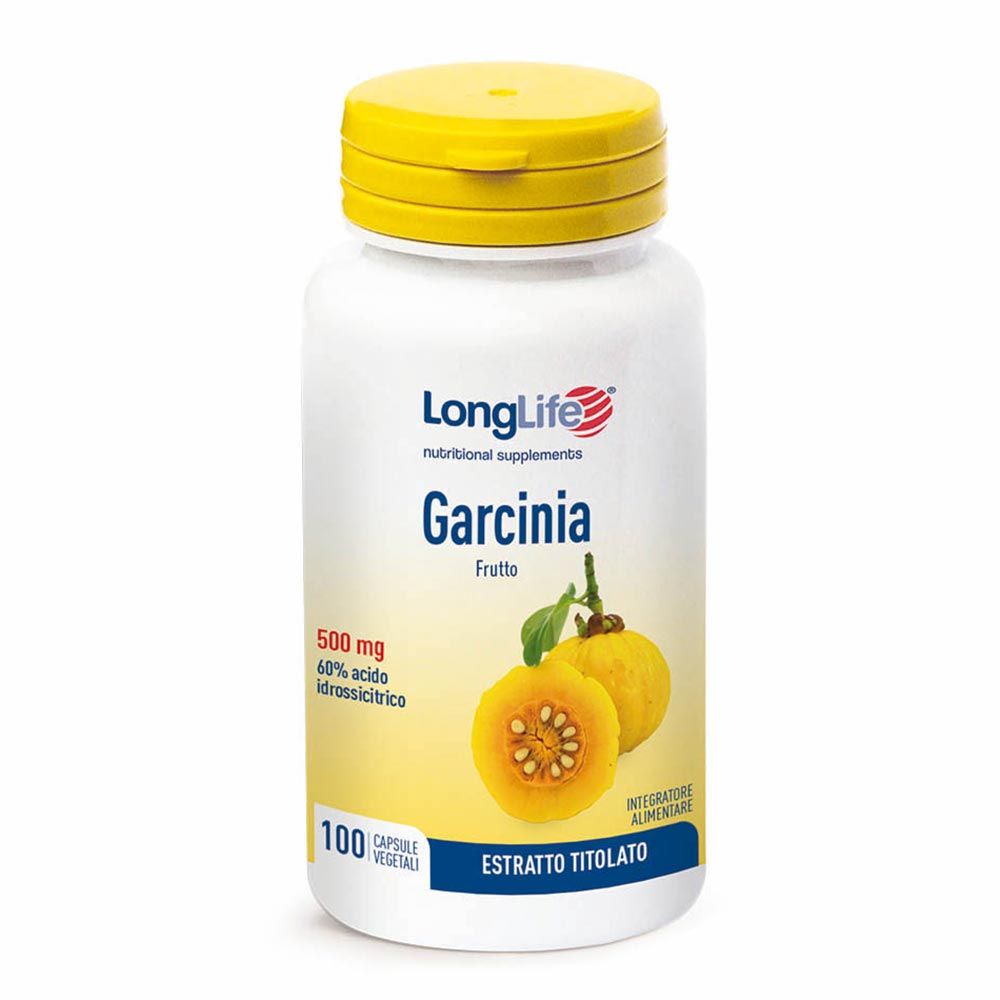 Longlife Garcinia 60% Integratore Controllo Peso 100 Capsule