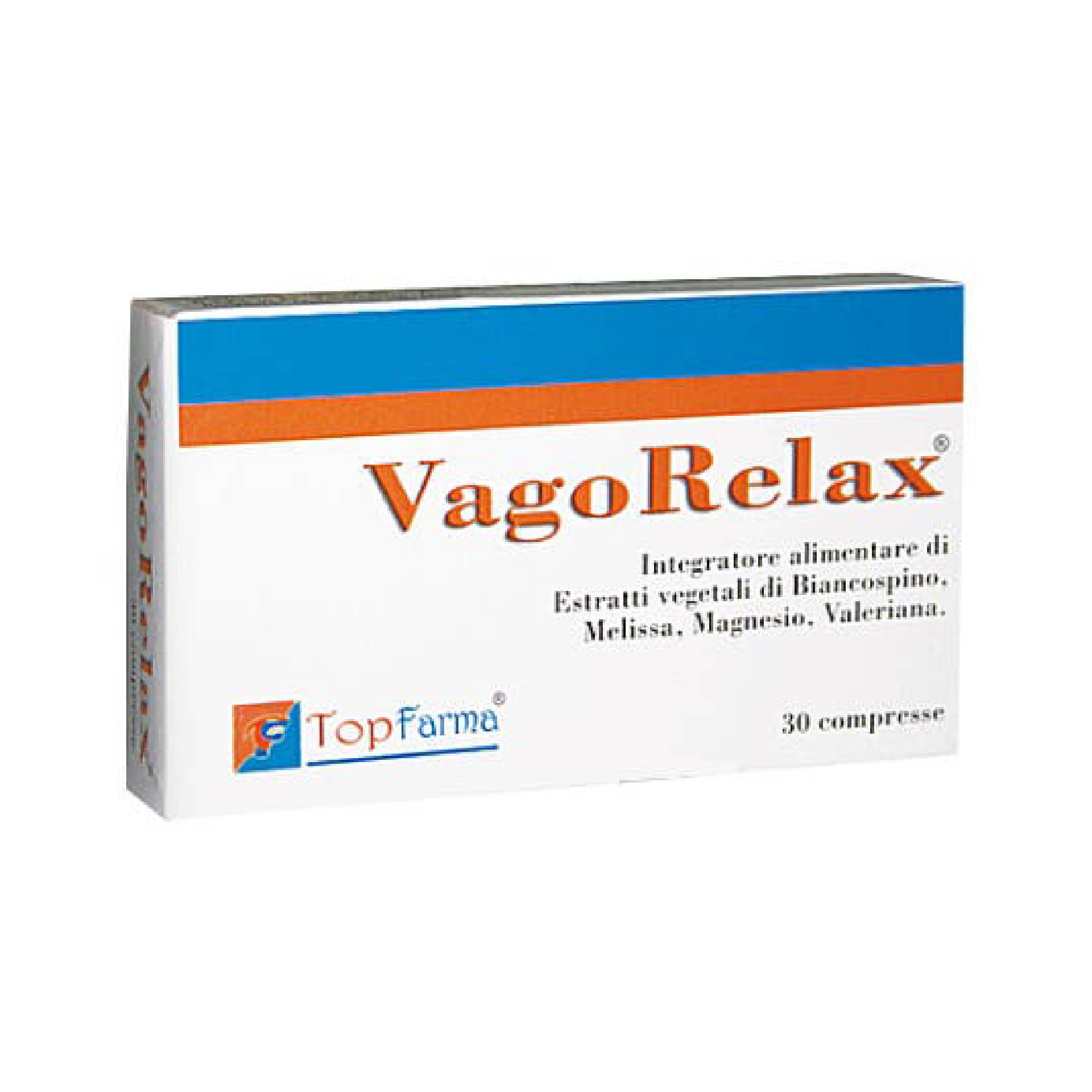 Vagorelax Integratore Di Biancospino 30 Compresse