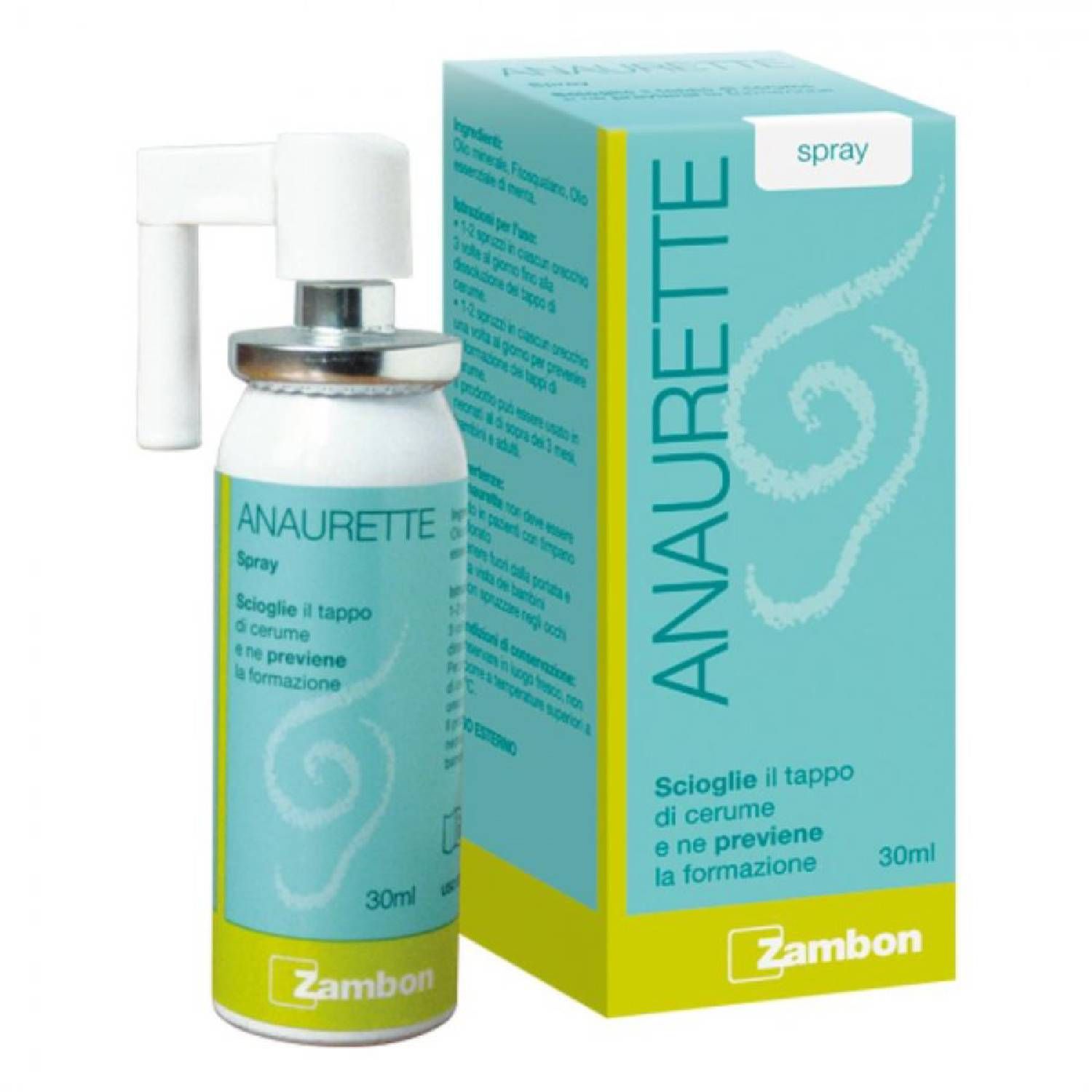 Anaurette Spray Lavaggio Orecchio Contro Cerume 30ml