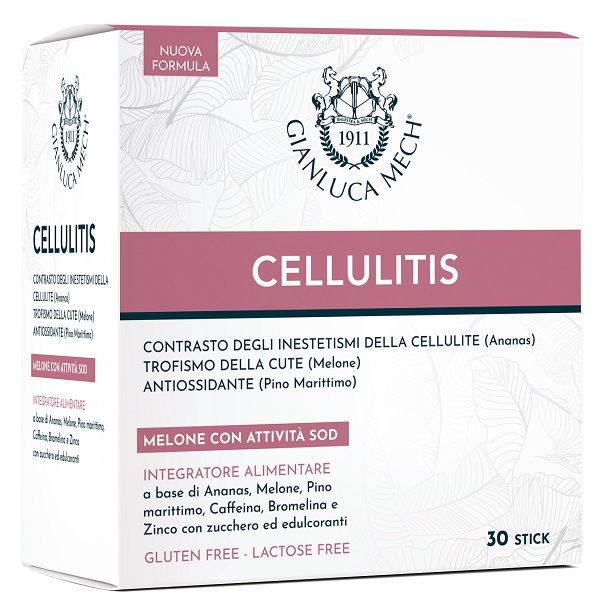 Gianluca Mech Cellulitis Integratore Anti cellulite 30 Stick