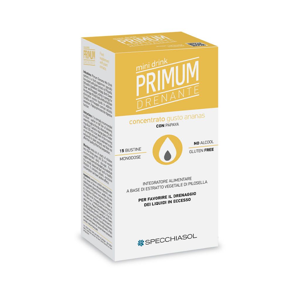 Primum Integratore Drenante Minidrink Ananas 15 Stick