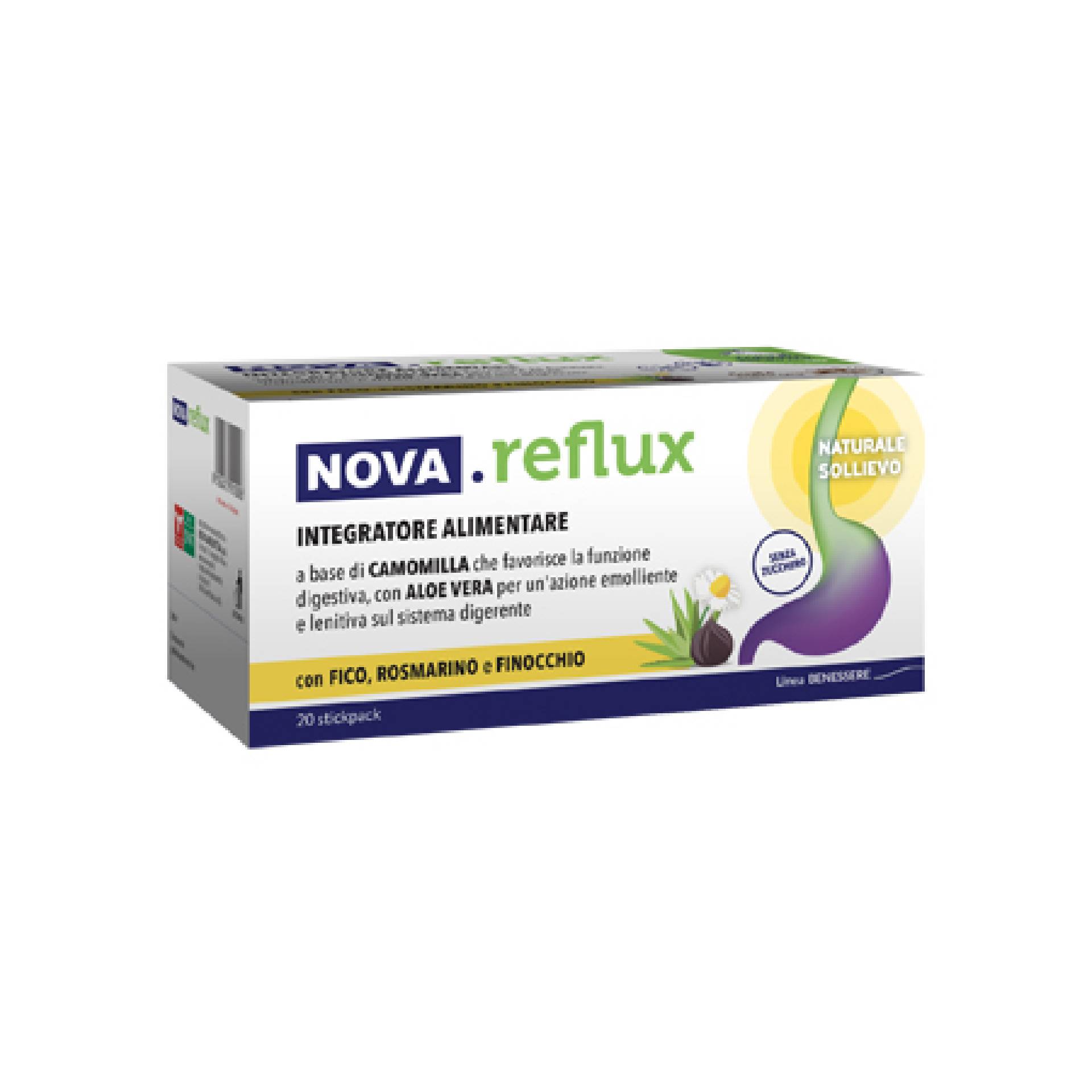 Nova Reflux Integratore Digestiva 20 Stick Pack