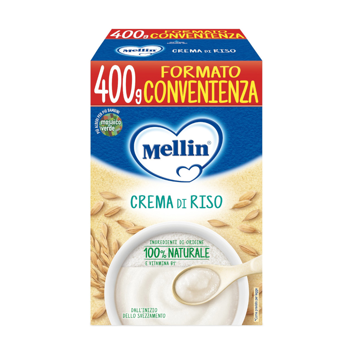 Mellin Crema Di Riso 400g