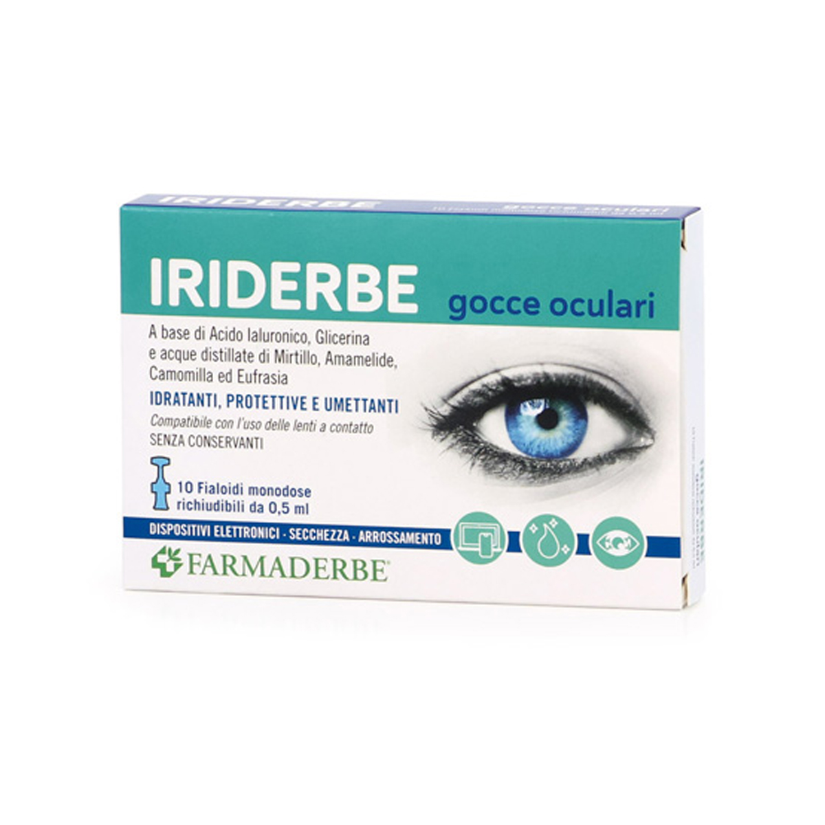 Iriderbe Gocce occhi Monodose 10 Flaconcini