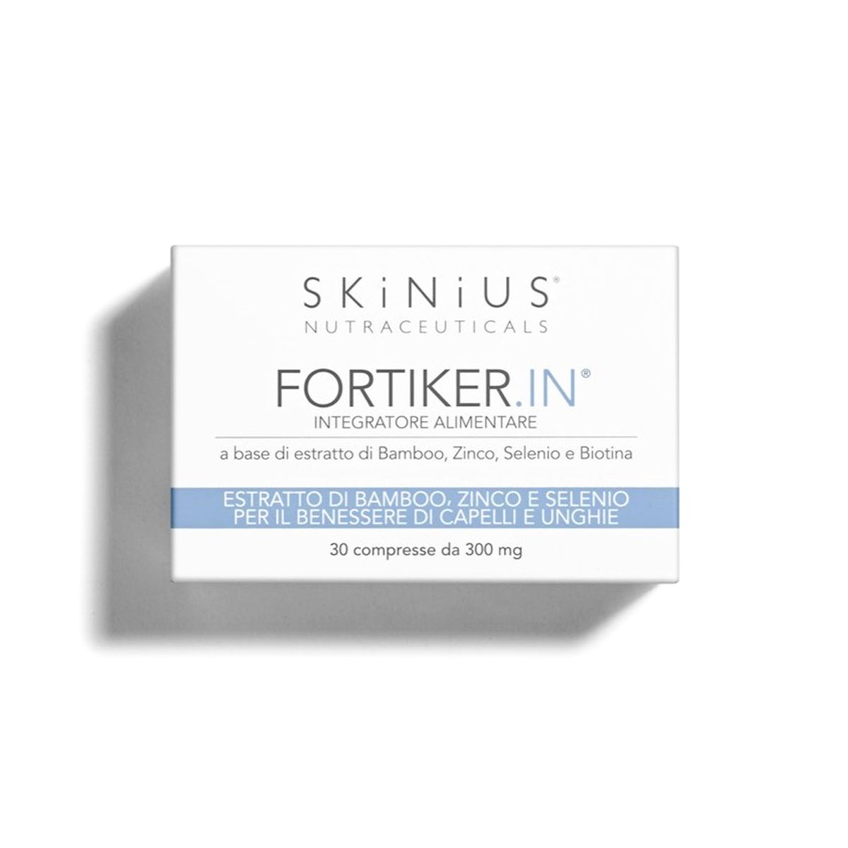 image - 974644989 - Skinius Fortiker-in Integratore capelli e unghie 30 compresse - 7895700_3.jpg