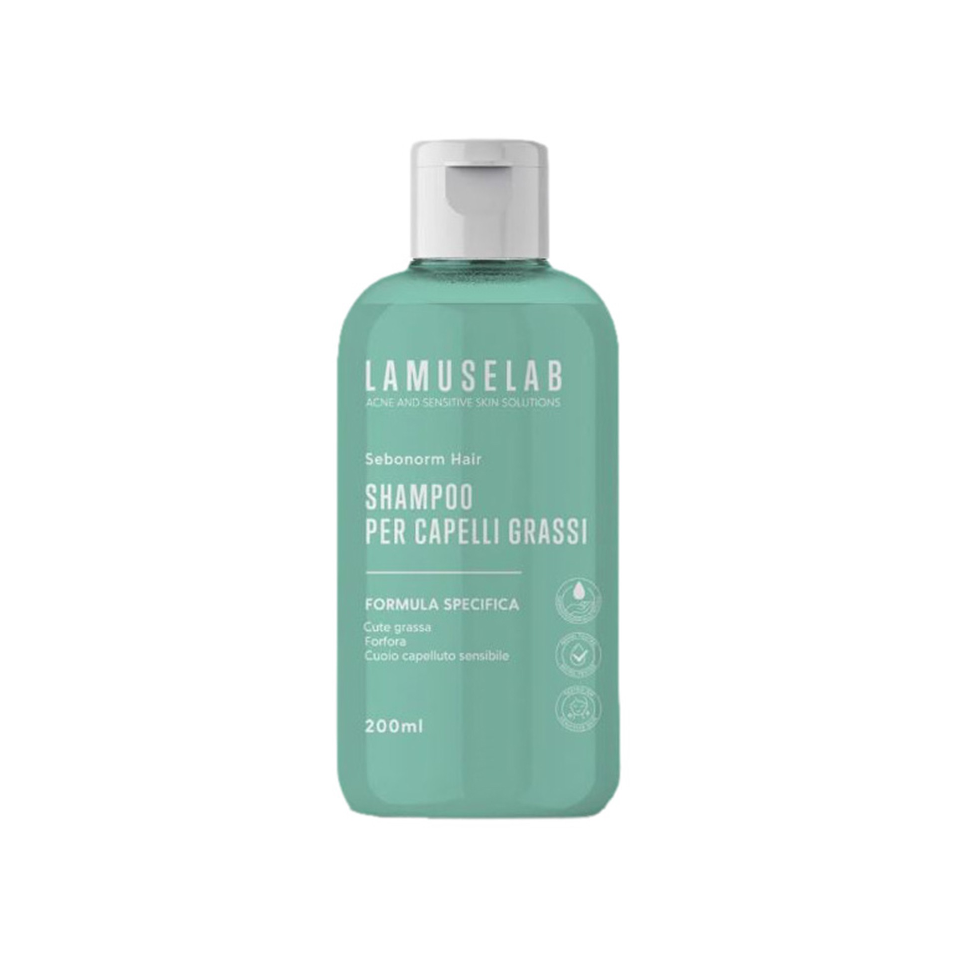 image - 951274772 - Shampoo specifico per capelli grassi e cute impura che purifica e riequilibra la produzione di sebo, lasciando i capelli pi&ugrave; leggeri e puliti a lungo. - 4850097_2.jpg
