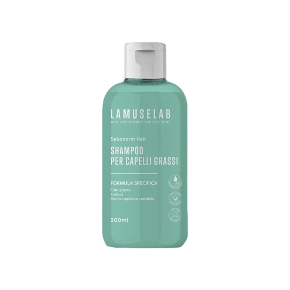 image - 951274772 - Shampoo specifico per capelli grassi e cute impura che purifica e riequilibra la produzione di sebo, lasciando i capelli più leggeri e puliti a lungo. - 4850097_2.jpg