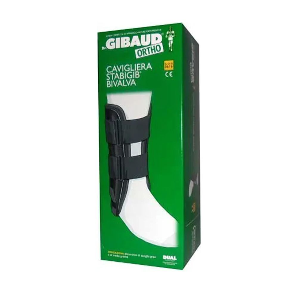 image - 903628257 - Cavigliera bivalva con talloniera regolabile e cinghie a strappo, progettata per stabilizzare lateralmente l'articolazione della caviglia in caso di distorsioni gravi o medie. - 7877391_2.jpg