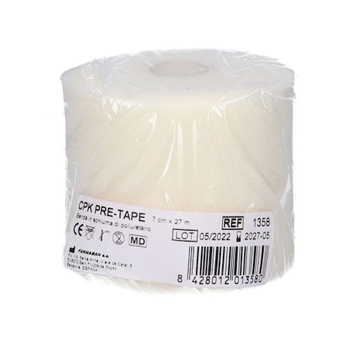 image - 982602005 - Benda in spugna di poliuretano da 7cmx27m, utilizzata come protezione cutanea prima dell'applicazione di bende di gesso o sintetiche. - 0007044_2.jpg