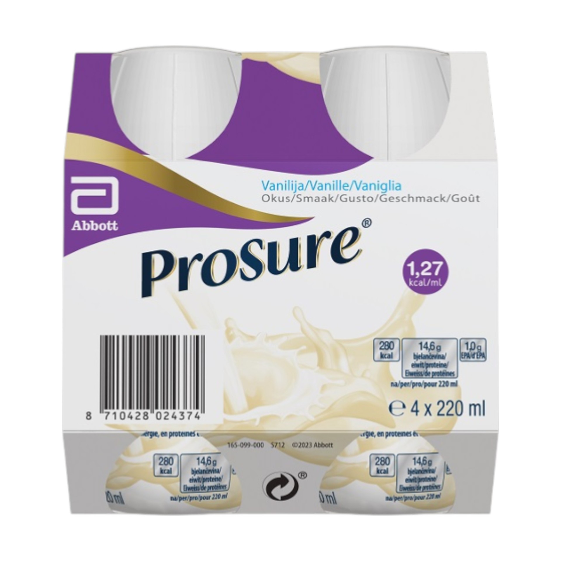image - 988143665 - PROSURE VANILLA 4 BOTTIGLIE DA 220 ML - 4883859_2.jpg