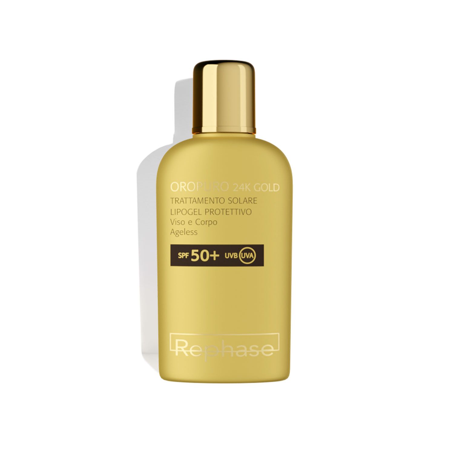 Rephase Oropuro 24k Gold Gel Solare SPF 50 Viso Corpo 150ml