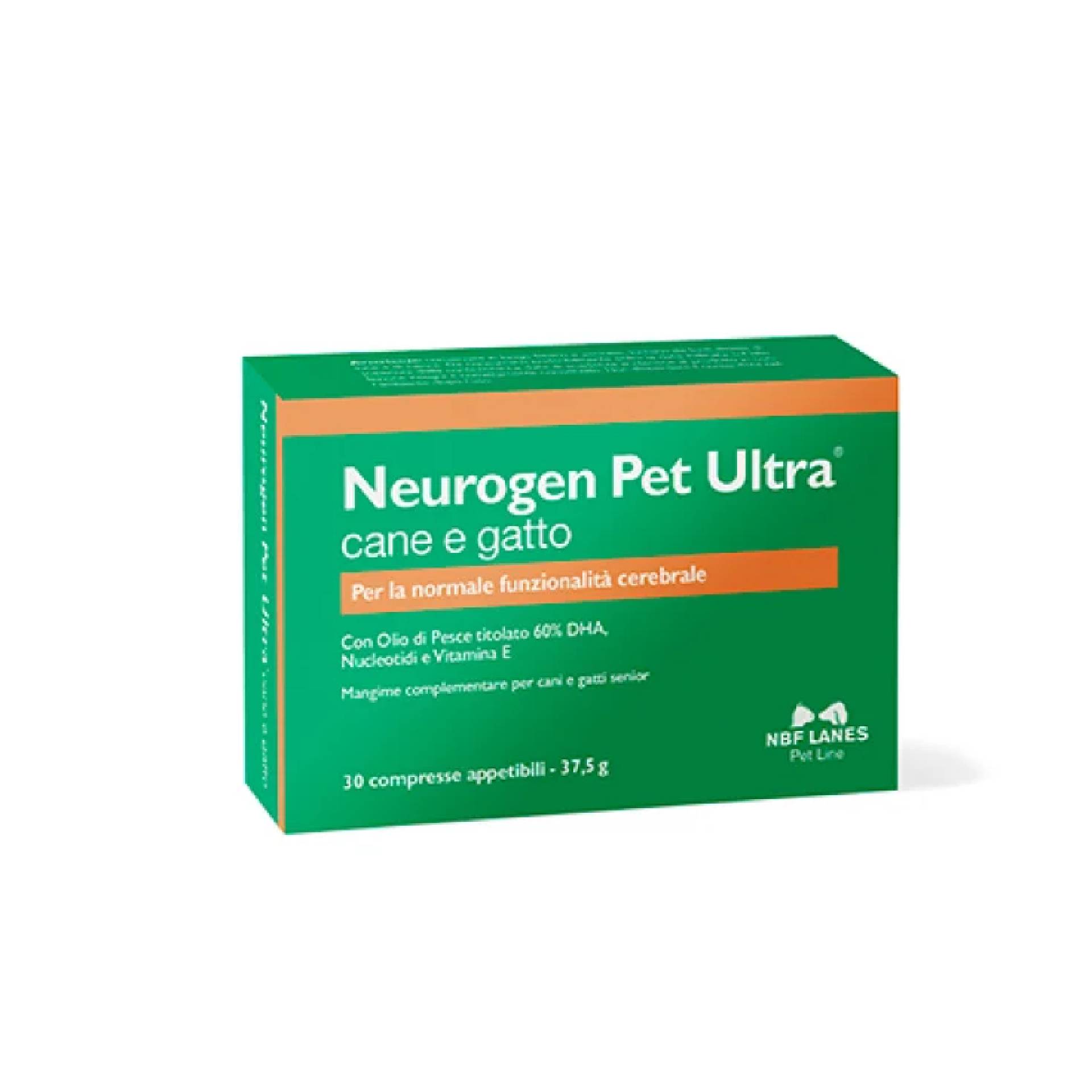 Neurogen Pet Ultra Contro Invecchiamento Celebrale 30 Compresse Appetibili