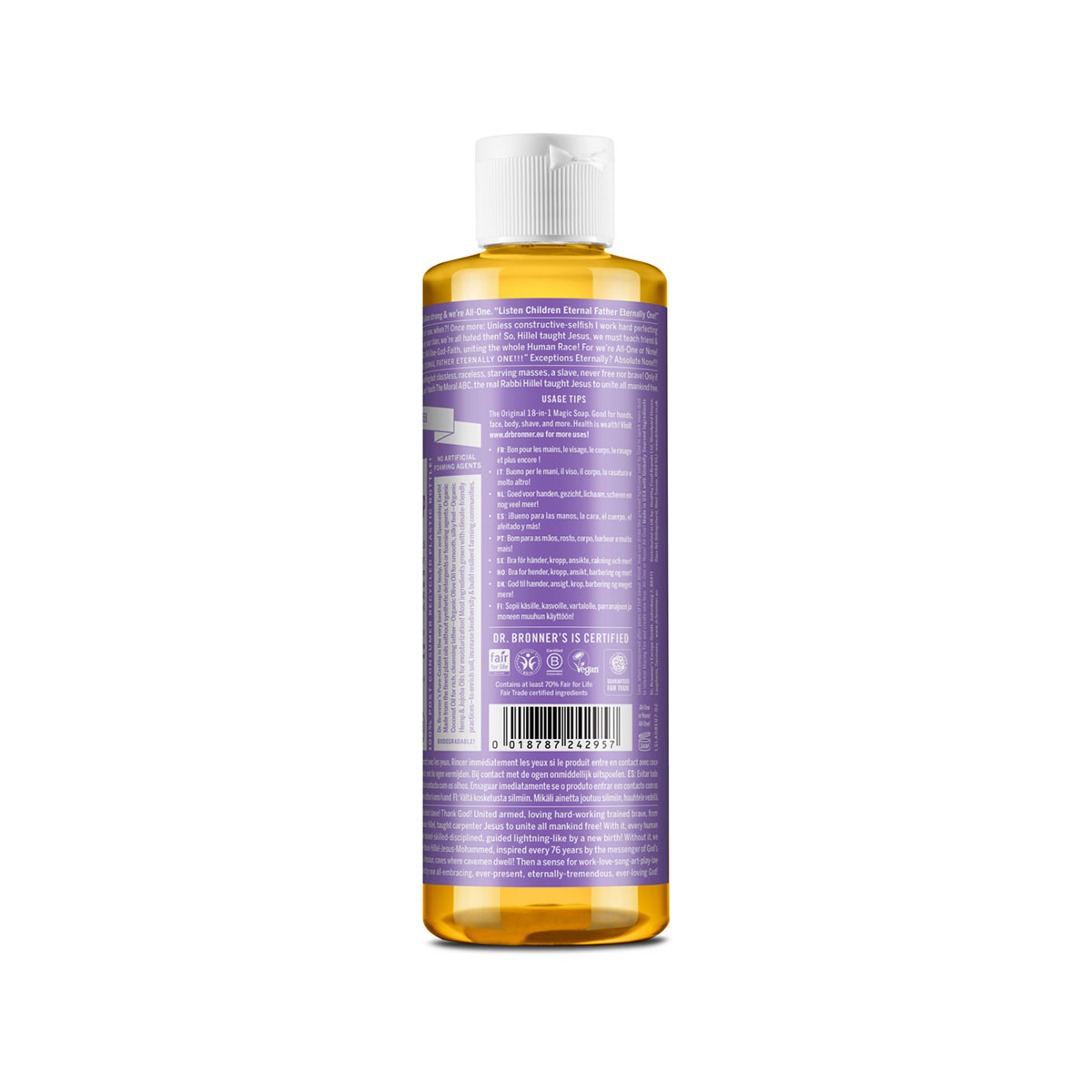 image - 972194726 - DR BRONNER'S 18-IN-1 LIQUID SOAP LAVENDER 240 ML - 4760050_2.jpg