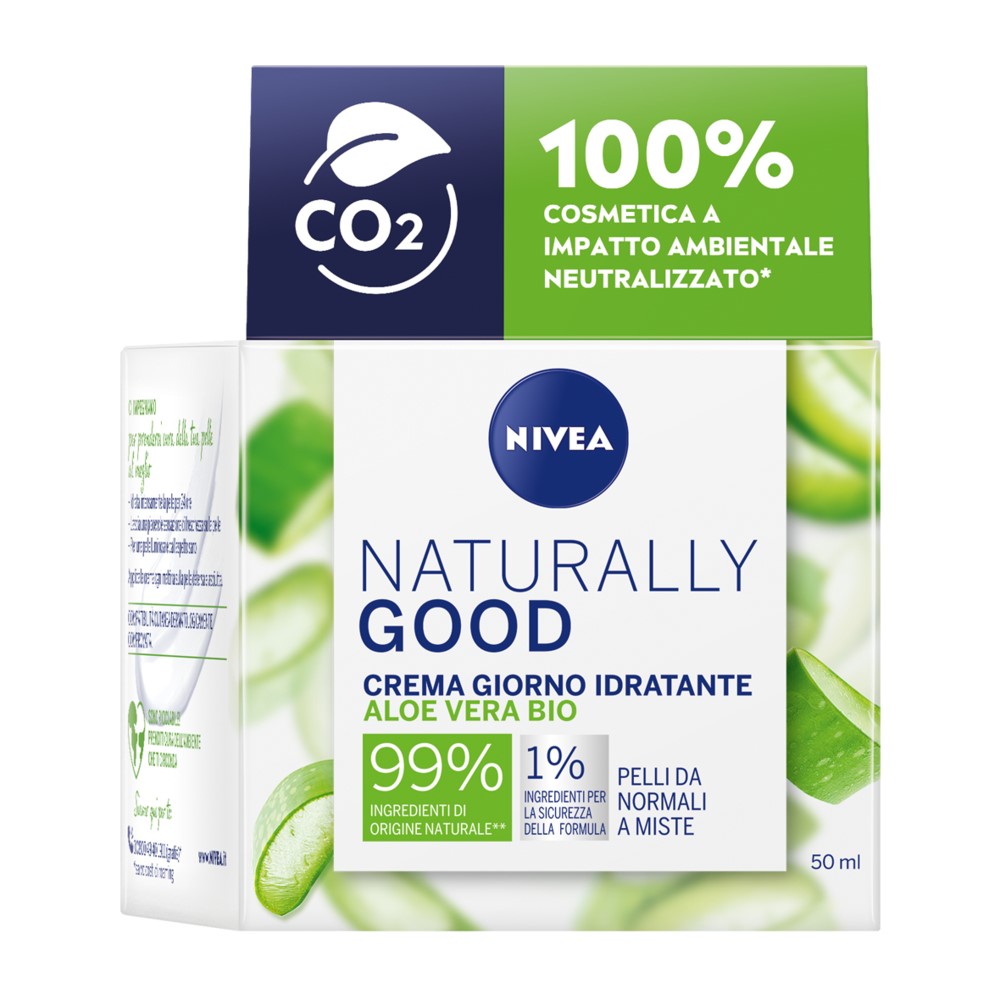 Nivea Naturally Good Crema Giorno Idratante Pelli Normali E Miste 50ml