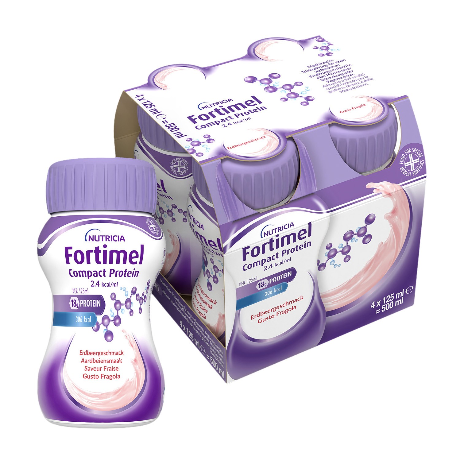 image - 922556182 - FORTIMEL COMPACT PROTEIN FRAGOLA 4 BOTTIGLIE 125 ML - 7874165_3.jpg