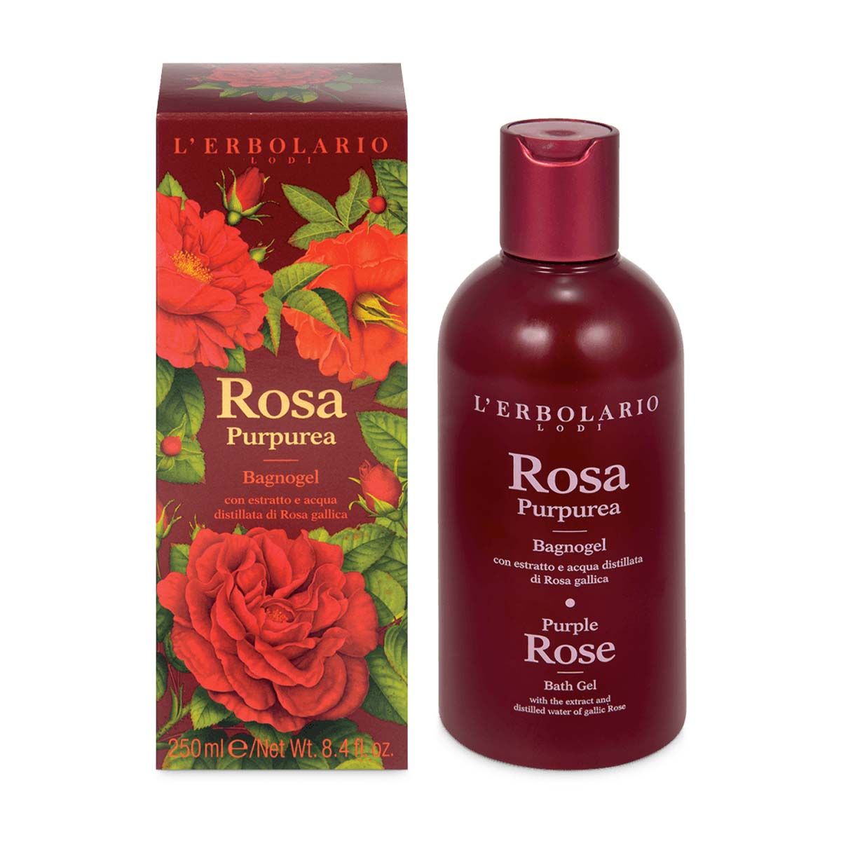 L'erbolario Rosa Purpurea Bagnogel 250ml