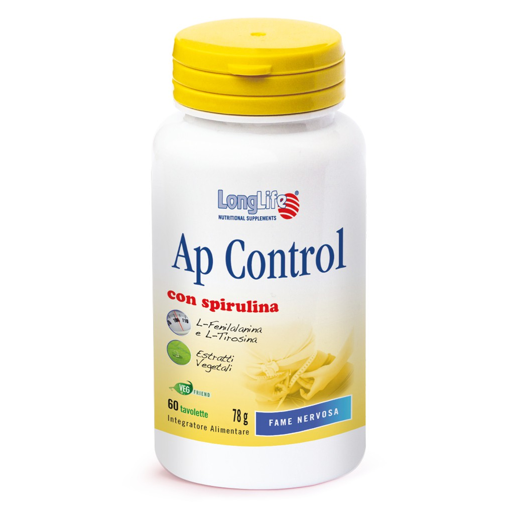 Longlife Ap Control Spirulina Integratore Fame Nervosa 60 Tavolette