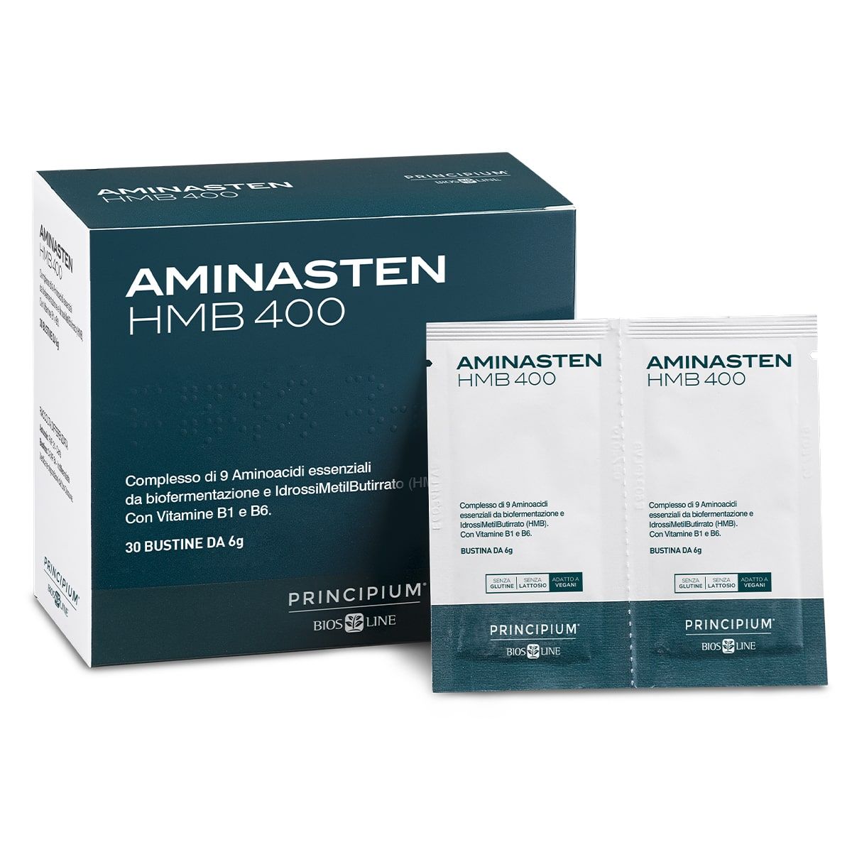 Bios Line Principium Aminasten Hmb400 Integratore Salute Metabolica 30 Bustine