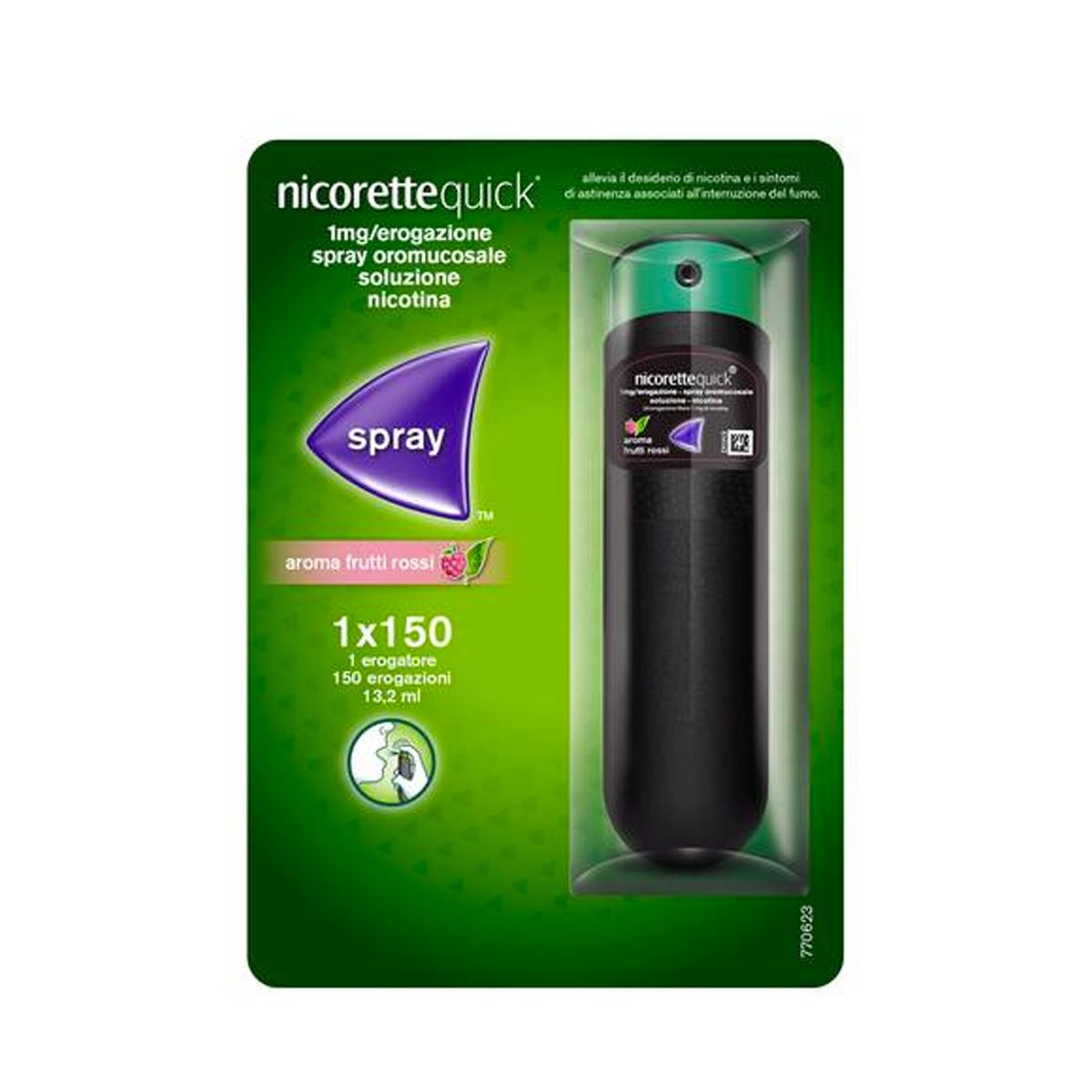 Nicorettequick Spray Per Alleviare Astinenza Da Nicotina Berry