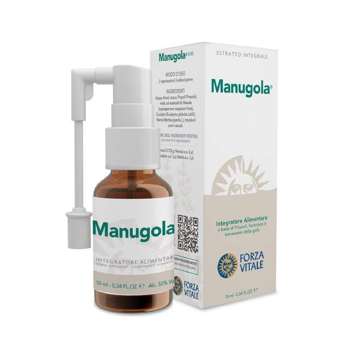 Ecosol Manugola Integratore Benessere Gola Spray 10ml