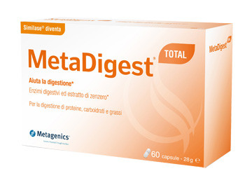 Metagenics Metadigest Total Integratore Digestione 60 Capsule