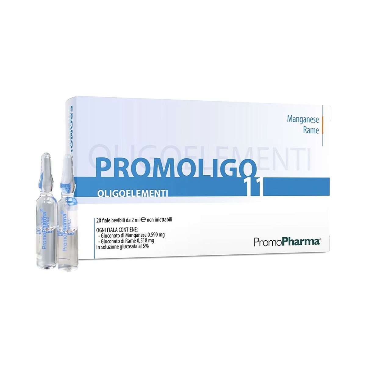 Promoligo 11 Manganese Rame 20 Fiale 2ml