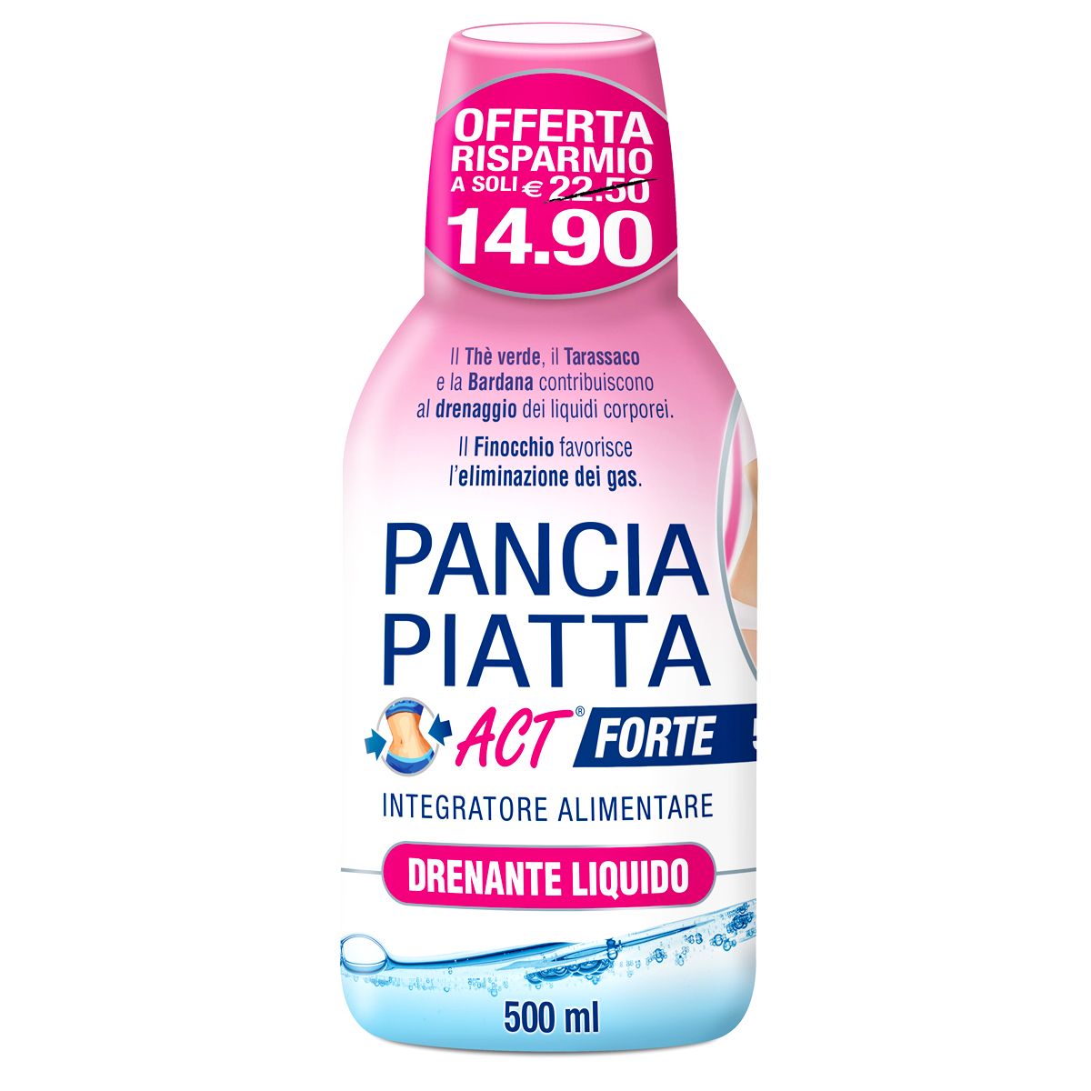 Pancia Piatta Act Forte Integratore 500ml